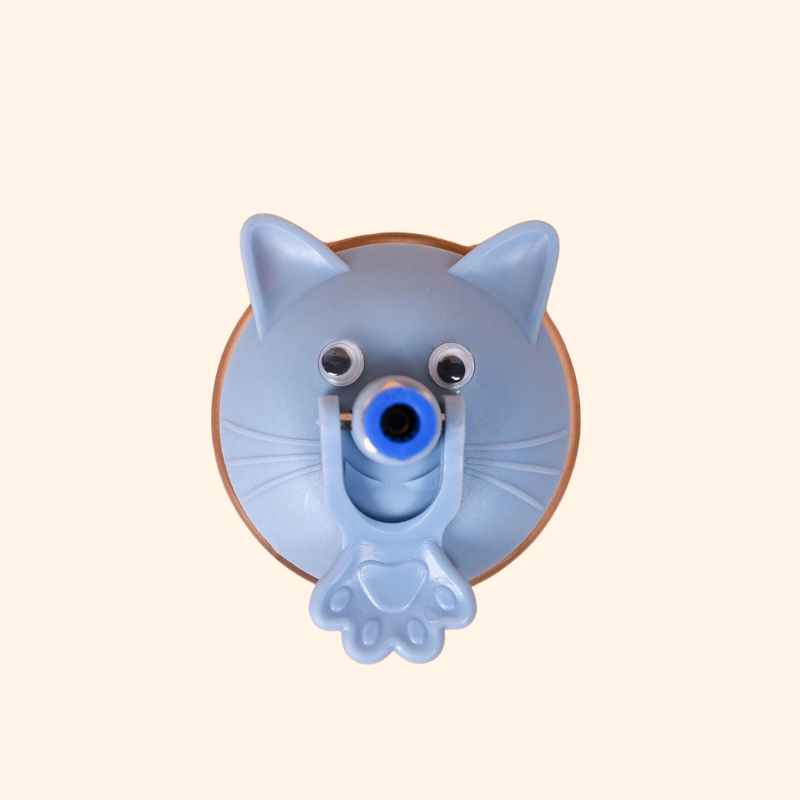 Tropy® - Zoomie Fjädervippa Kattleksak Sugkopp Aktiv