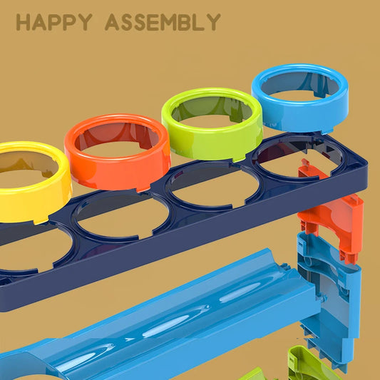 Tropy® - Färgglad stapelboll och rullbana leksak